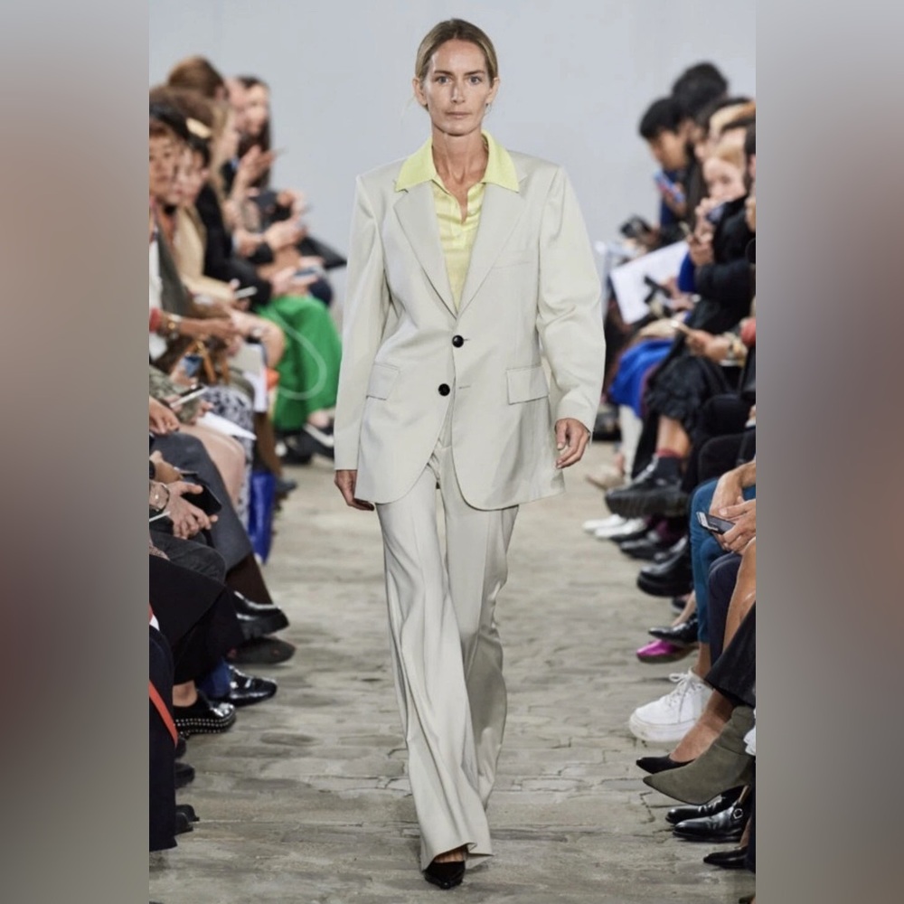 $500 RUNWAY Kwaidan Editions Wool Casual Straight Leg Pants